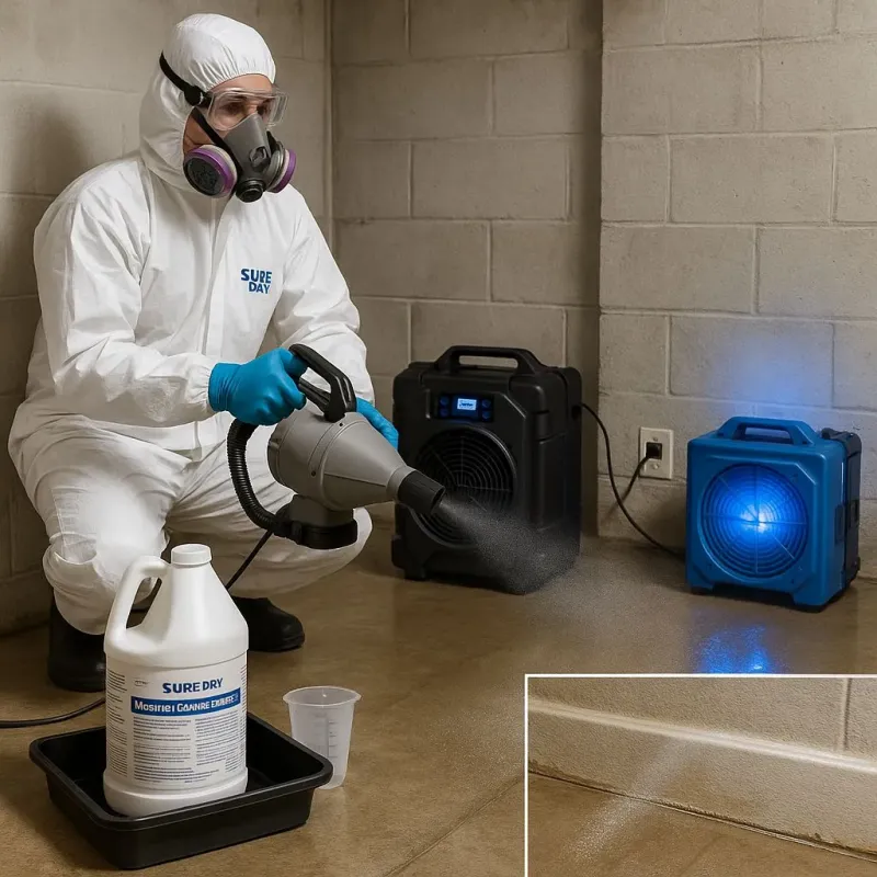 Sanitization and Odor Removal process in Lyndhurst, VA
